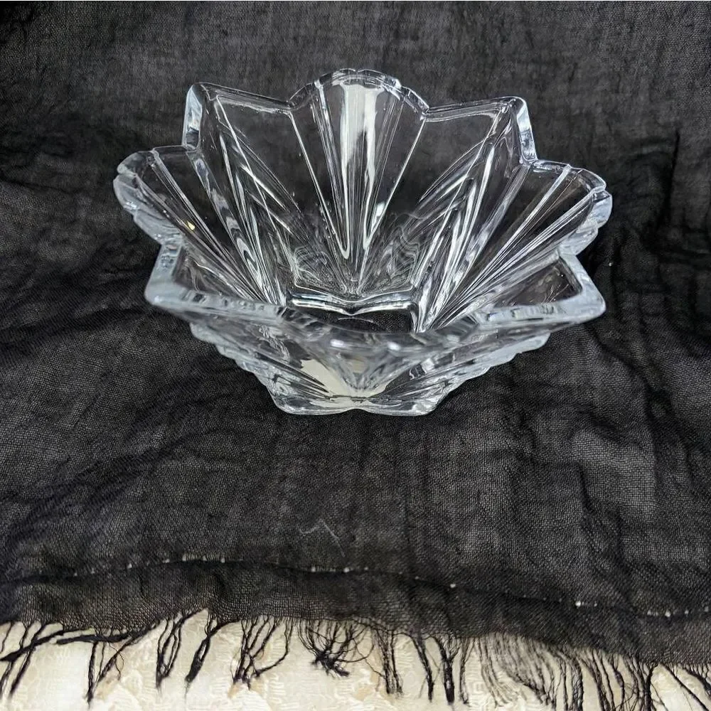 Vintage Crystal Bowl Dish Fifth Avenue Crystal LTD